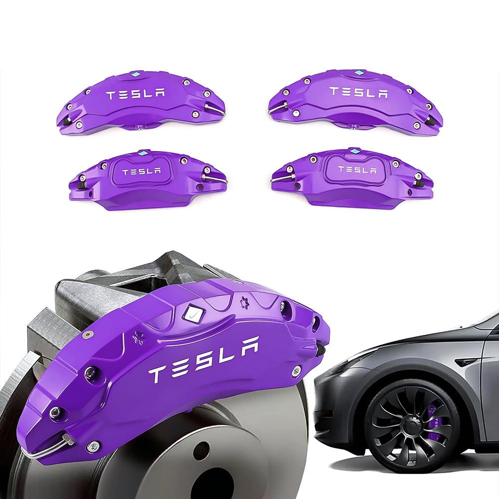 19" /20" Dark Purple Wheel Brake Caliper Cover For Tesla Model Y