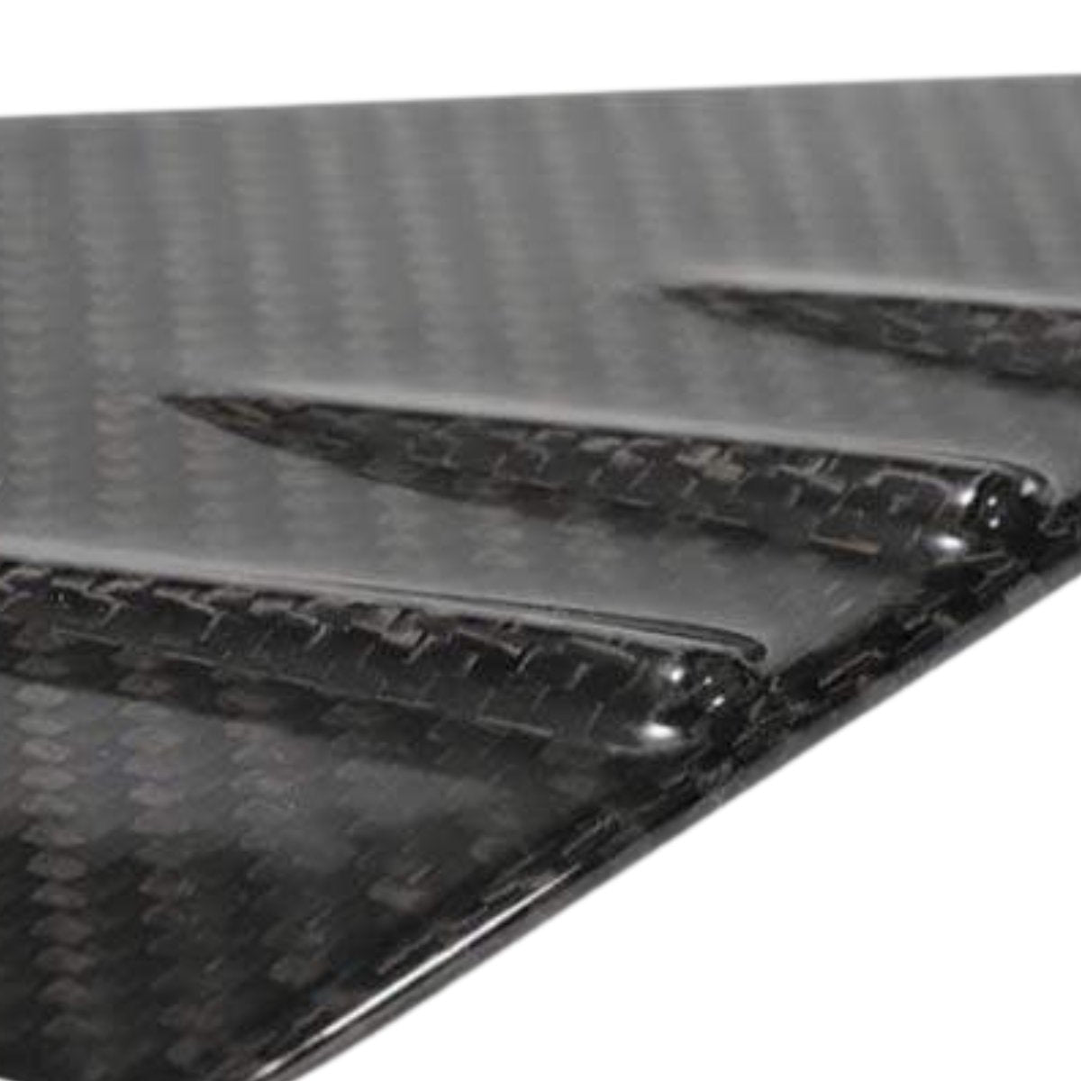 A pillar Glass Trim | Glossy Carbon Fiber