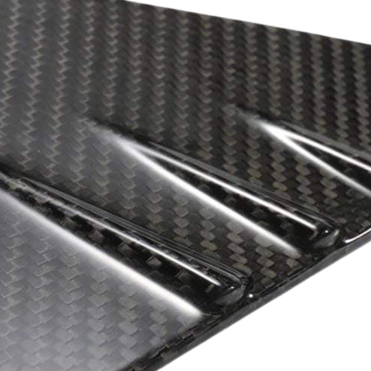 A pillar Glass Trim | Glossy Carbon Fiber
