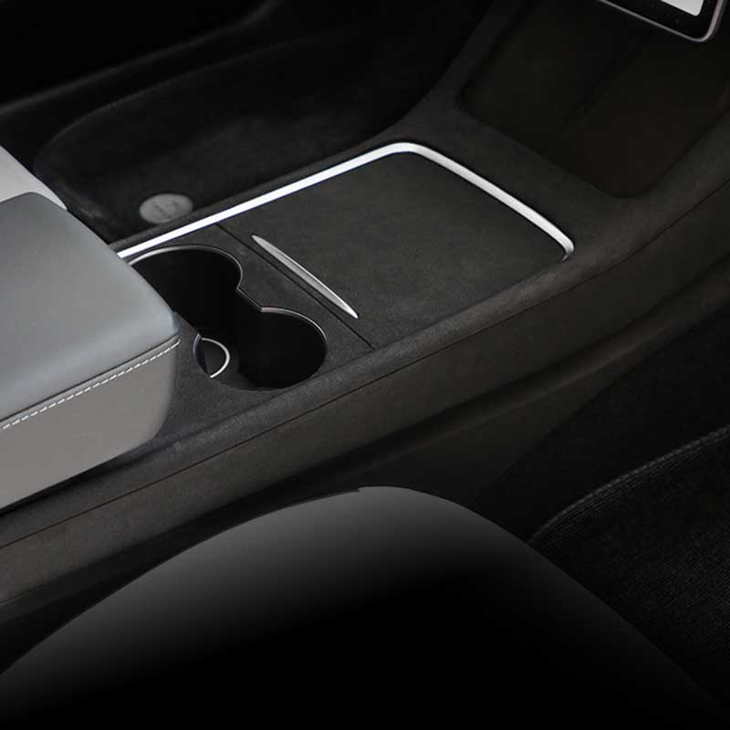 Alcantara Center Console Wrap for Tesla Model 3 Highland