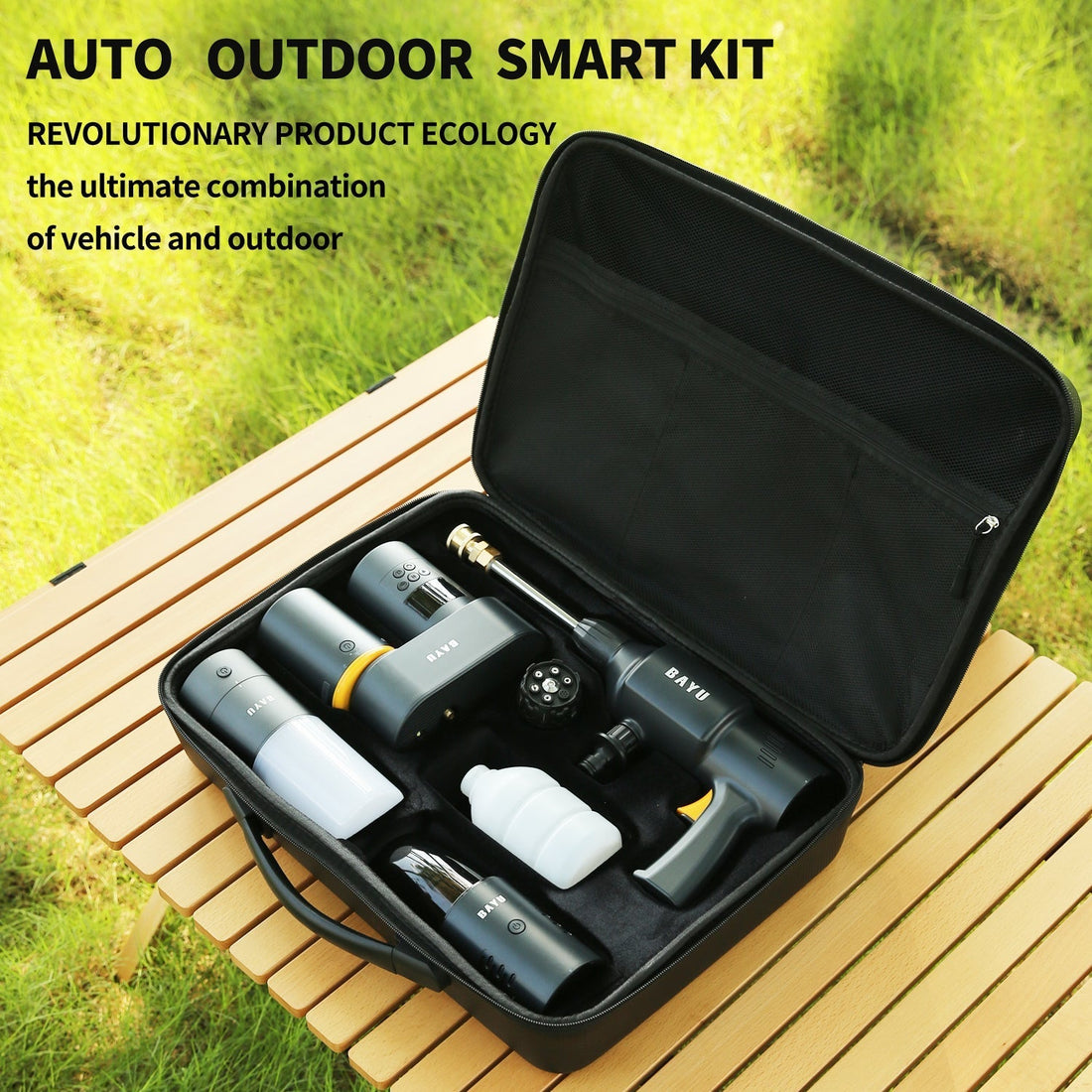 PORTABLE MODULAR 6 In 1 CAR TOOL