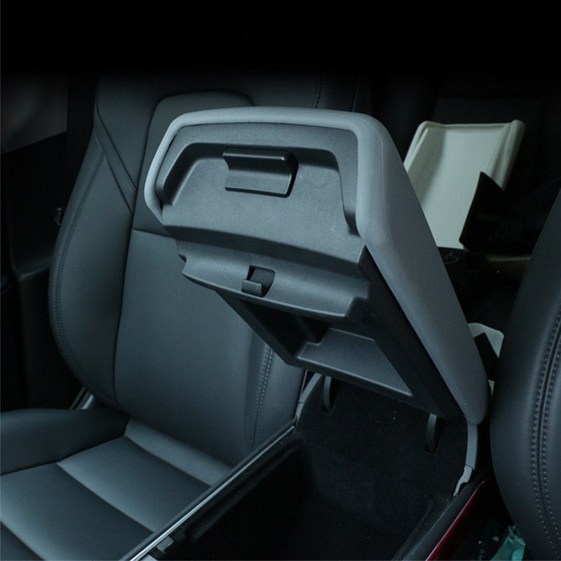 Black Car Armrest Cover for Tesla Model 3 Highland