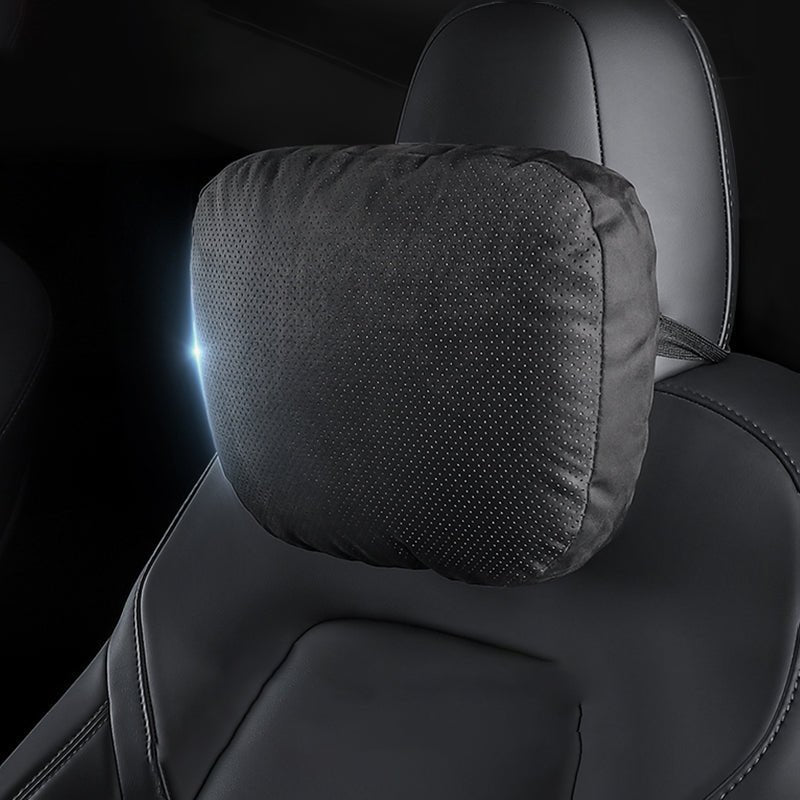 Black Car Headrest Lumbar For  Tesla Model 3 Highland