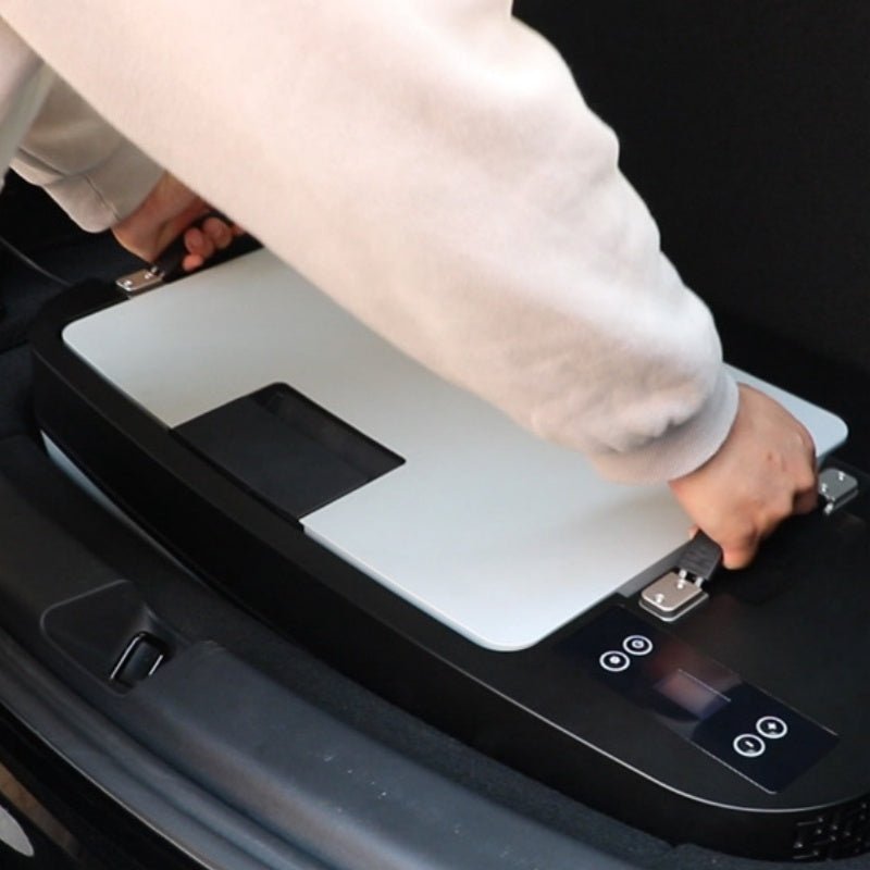 Car Refrigerator in Trunk for Tesla Model 3