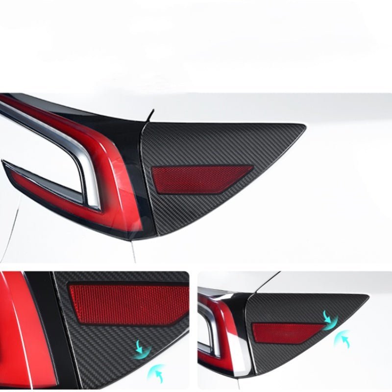 Glossy Carbon Fiber Charging Port Protective Cover