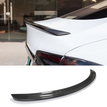 Carbon Fiber Rear Trunk Spoiler Blade Performance Style for Tesla Model S
