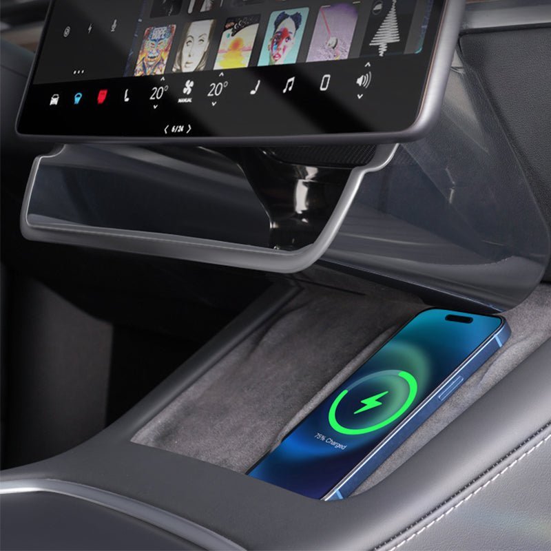 Center Console Organizer Under Screen Storage for Model 3 Highland & New Model Y