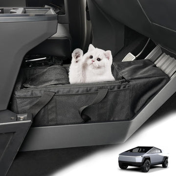 Center Console Pet Carrier Bag with a cat
