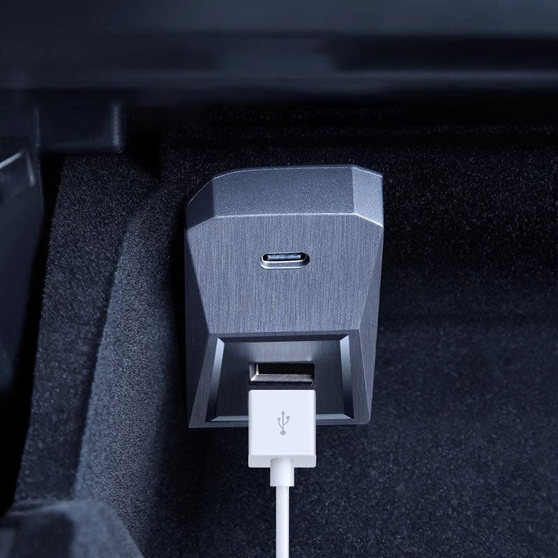 Center Docking Station USB Hub For Tesla Model 3
