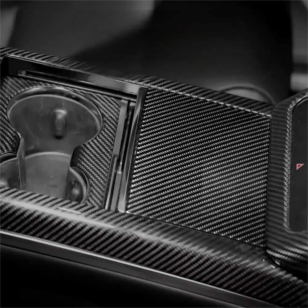 Center Panel Storage Box Dry Carbon Fiber Overlay