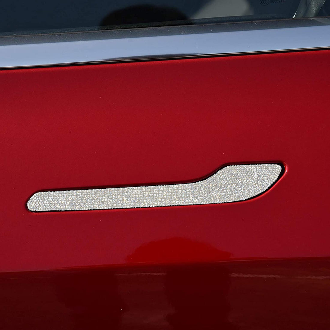 Crystal Door Handle Sticker for Model 3