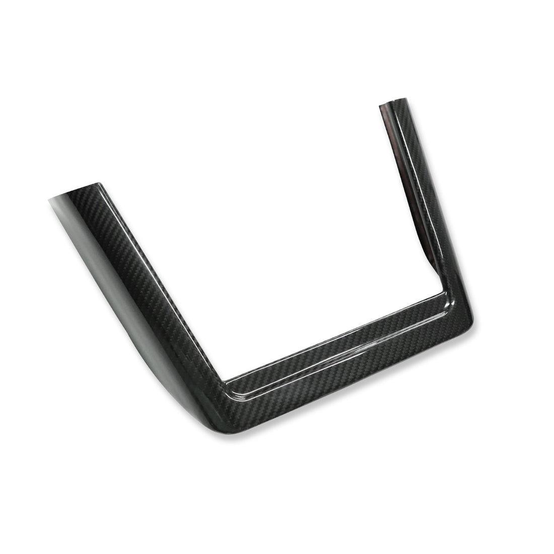 Glossy Dry carbon fiber charging board for Tesla Model S