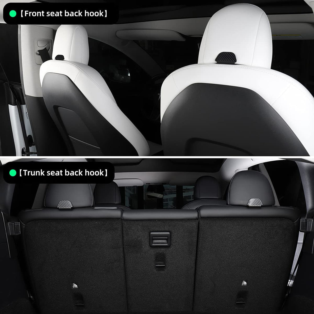 Black Front Seat Hook Storage Accessories Interior Modification