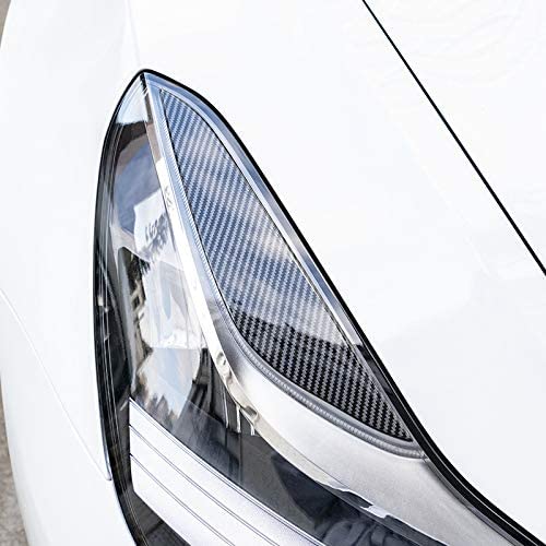 Headlight eyelid trimming eyebrow stickers suitable for Tesla Model 3