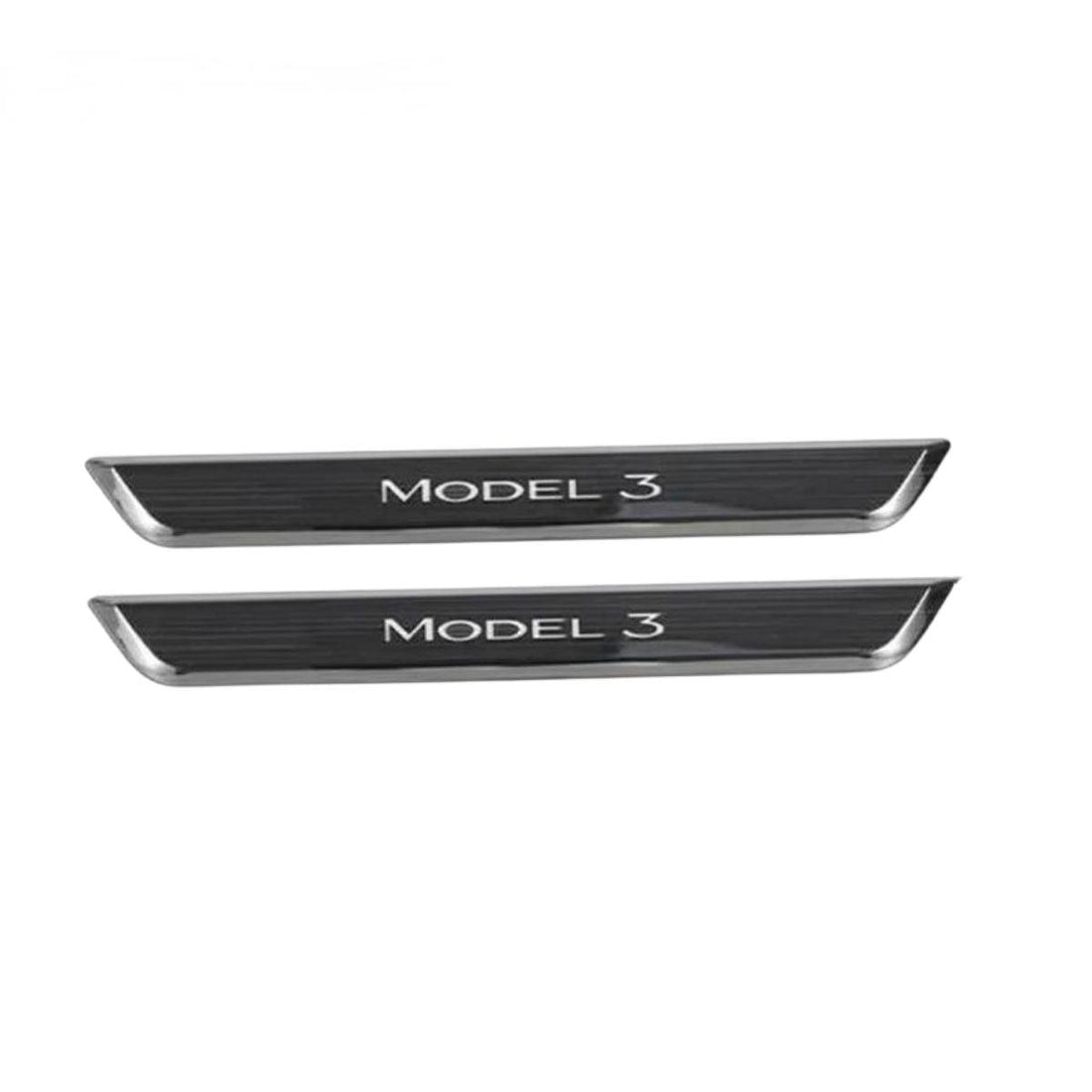 LED Illuminated Door Sill Protector Front Door for Model Y