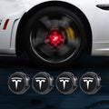 Red LED Wheel Hub Light Caps For Tesla Model 3
