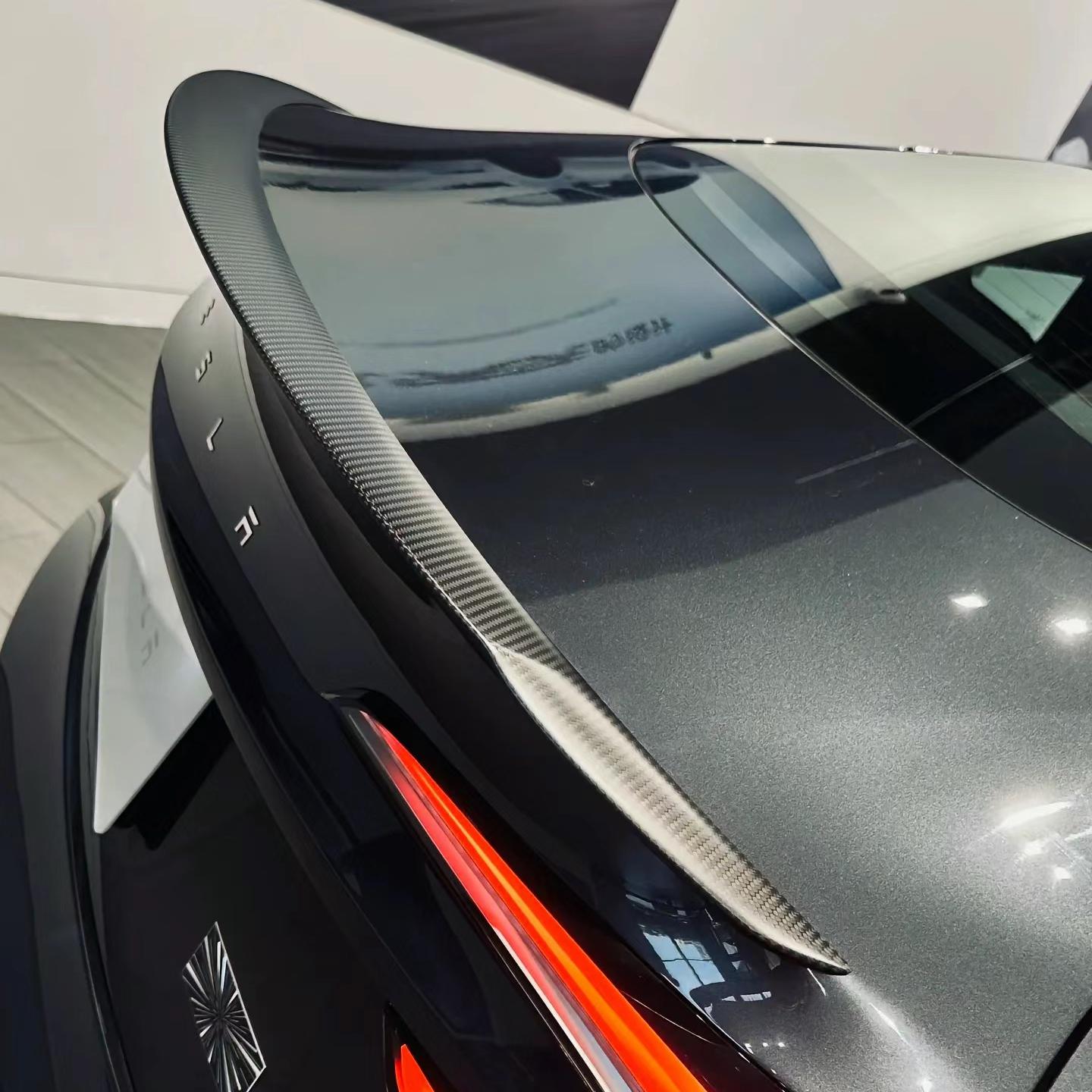 Model 3 Ludicrous Glossy Carbon Fiber Spoiler