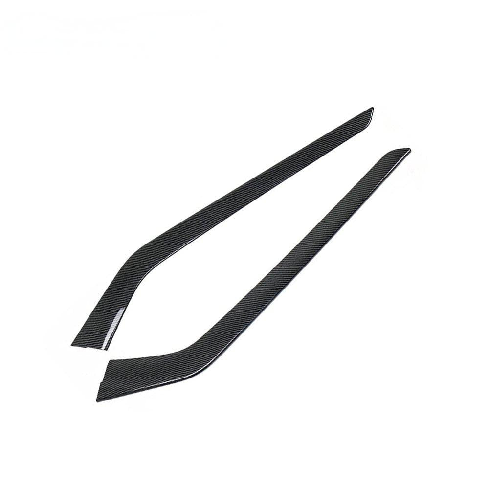 Model 3 / Y Center Control Side Trim - Carbon Fiber Interior Mods