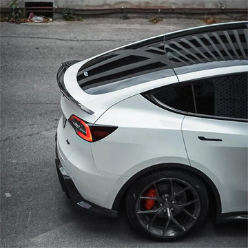 Model Y Carbon Fiber Spoiler Sport Style - Dry Carbon Fiber Exterior Mods
