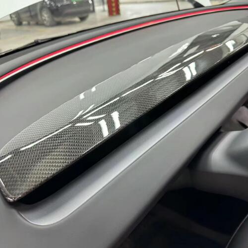 Real Carbon Fiber Replacement Dashboard Cover for Model 3 Highland / Model Y