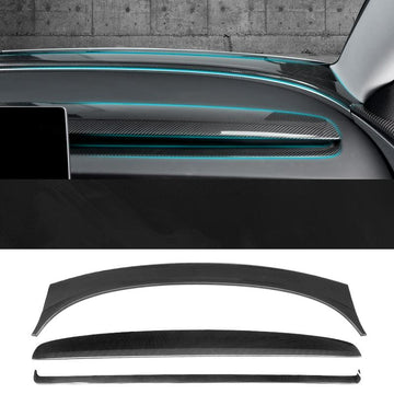 Real Dry Carbon Fiber Dashboard Cover Overlay for Model 3 Highland & Model Y