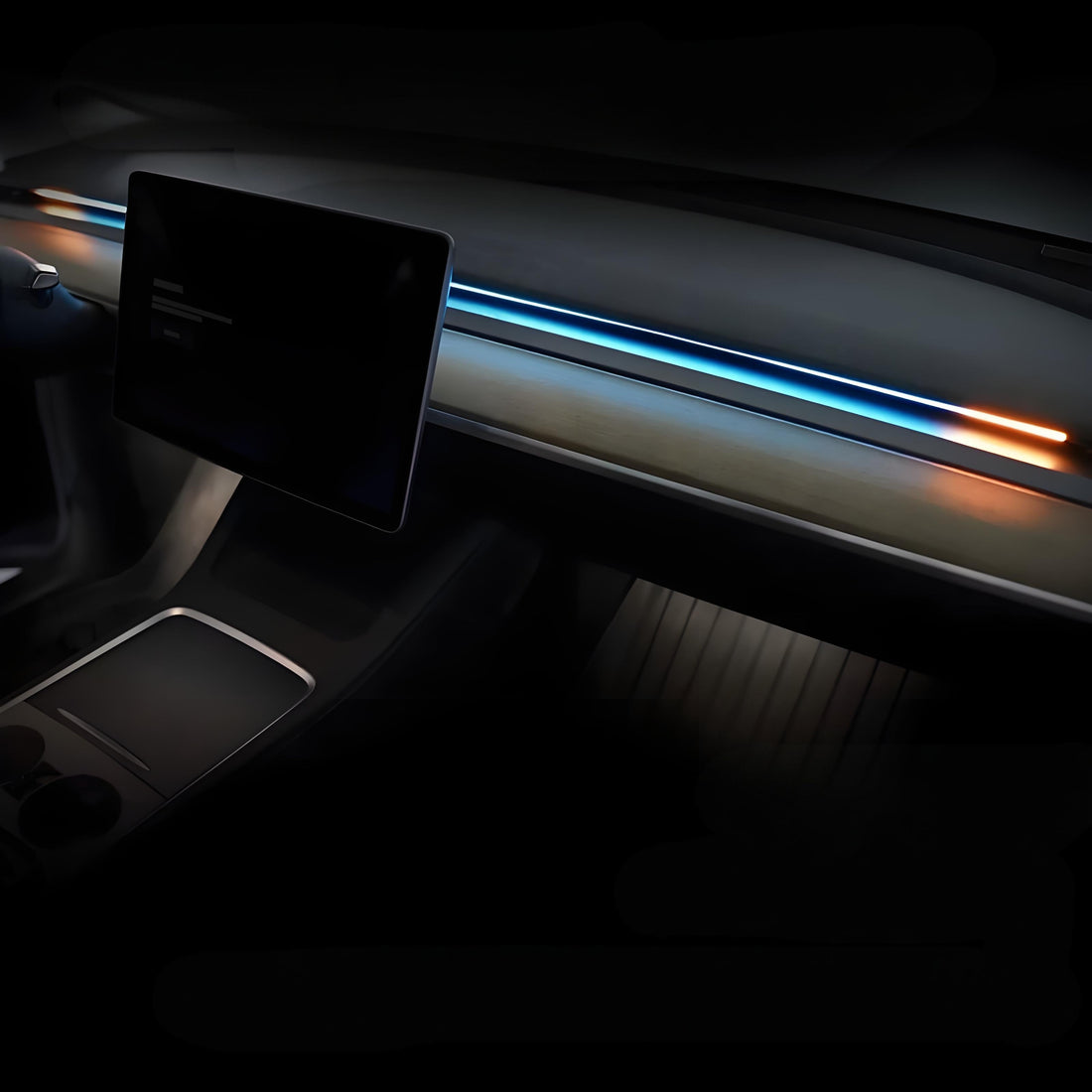 Smart BSD Blind Spot Monitor RGB Ambient Alert Lights