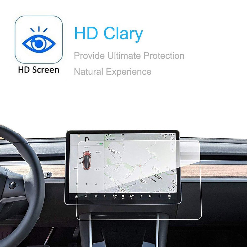 Tempered Protective Film For 15" Center Touch Screen for Tesla Model 3 / Y