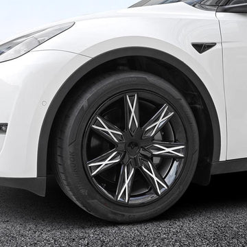 APTESL 19″ Double Star Wheel Cover for Tesla Model Y