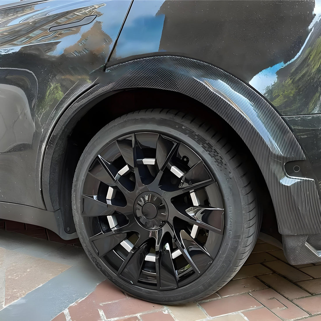 APTESL 20″ Warlord  Wheel Covers For Tesla Model Y (4PCS)