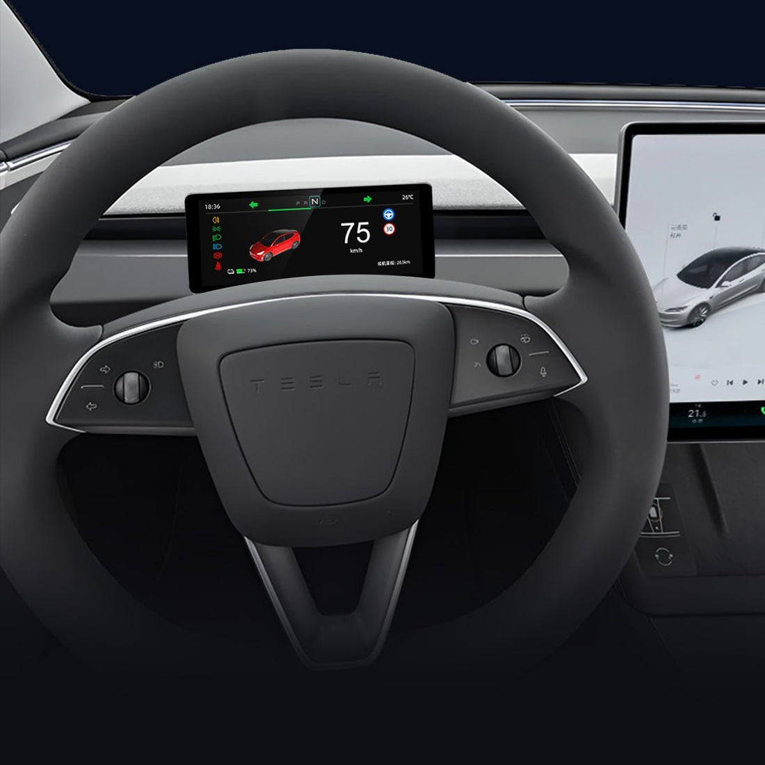 APTESL 6.2'' Dashboard Screen Display for Tesla Model 3 / Model Y