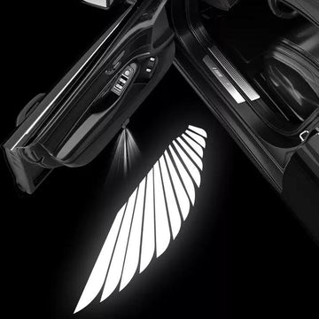 APTESL Angel Wings Door Welcome Lights for Model 3/Y/S/X