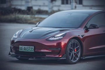 APTESL Carbon Fiber Front Lip for Tesla Model 3