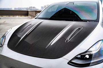 APTESL Carbon Fiber Hood Bonnet for Tesla Model Y