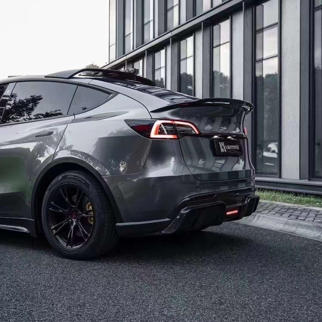 APTESL Carbon Fiber Rear Spoiler  for Tesla Model Y