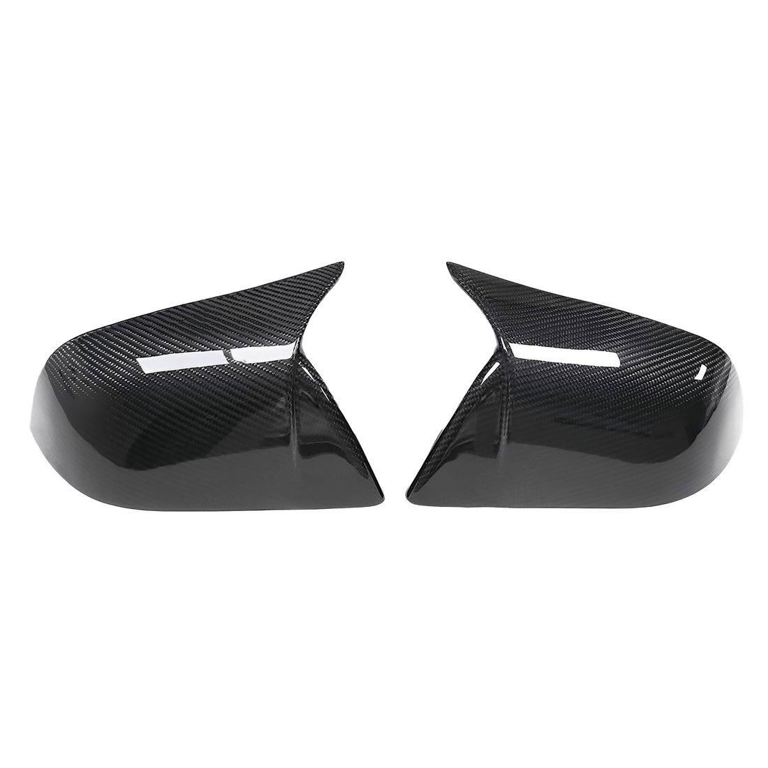 APTESL Mirror Caps for Model S / X ( Sporty Style ) - Dry Carbon Fiber Exterior Mods