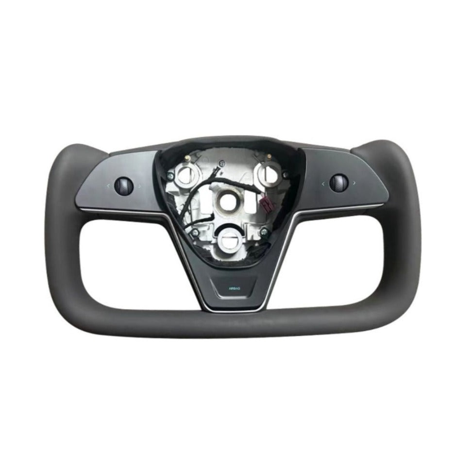 APTESL New Plaid Steering Wheel for Tesla Model 3 / Y