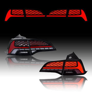 APTESL Starry Dynamic LED Tail Light Assembly for Model 3/Y