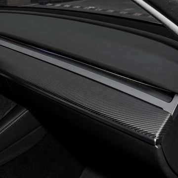 APTESL Tesla Model 3 / Y Dashboard Cover - Carbon Fiber Interior Mods