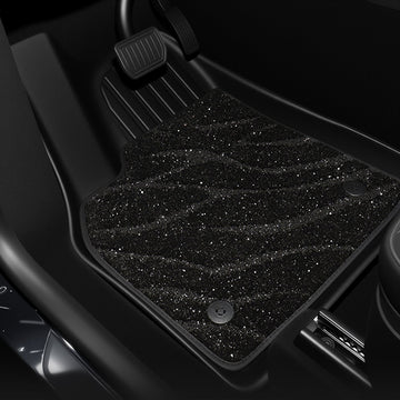 Tesla Y Black Shiny Double Floor Mat