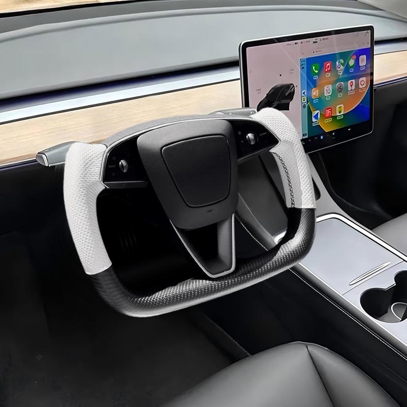 Yoke Steering Wheel Upgrade For Tesla Model 3 Highland & New Model Y