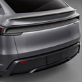 trunk tailgate applique for tesla model y juniper real dry molded carbon fiber