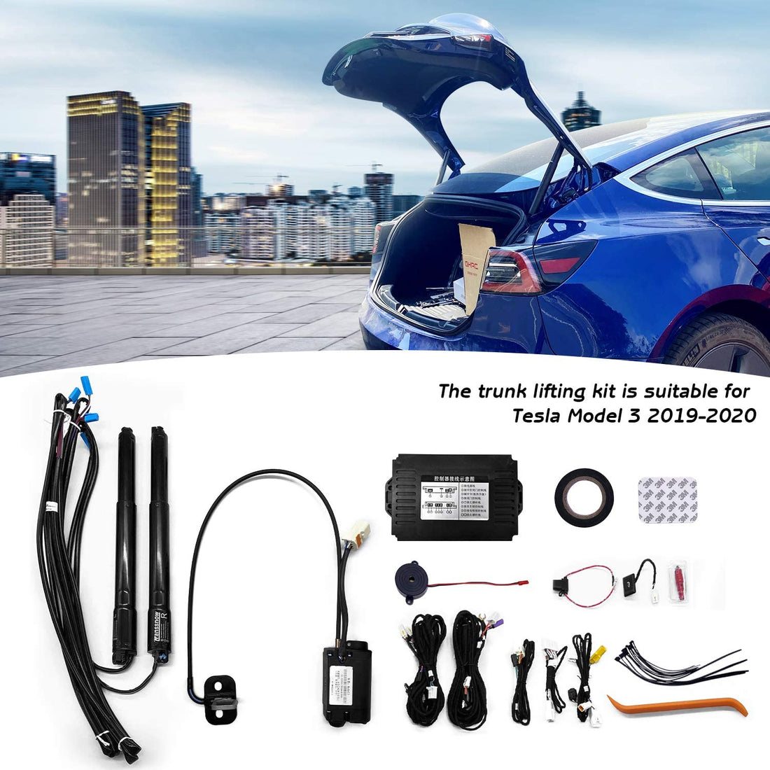 Waterproof Board Electric Tailgate for Tesla Model 3/Y