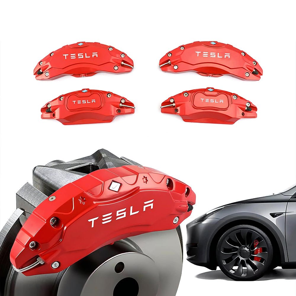 19" /20" Red Wheel Brake Caliper Cover For Tesla Model Y