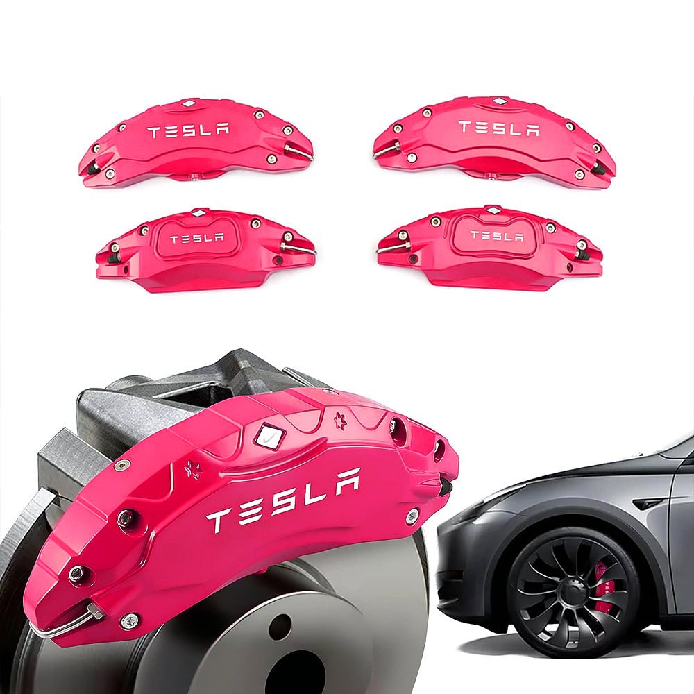 19" /20" Rose Wheel Brake Caliper Cover For Tesla Model Y