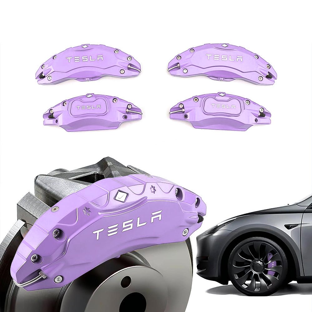 19" /20" Lavender Purple Wheel Brake Caliper Cover For Tesla Model Y