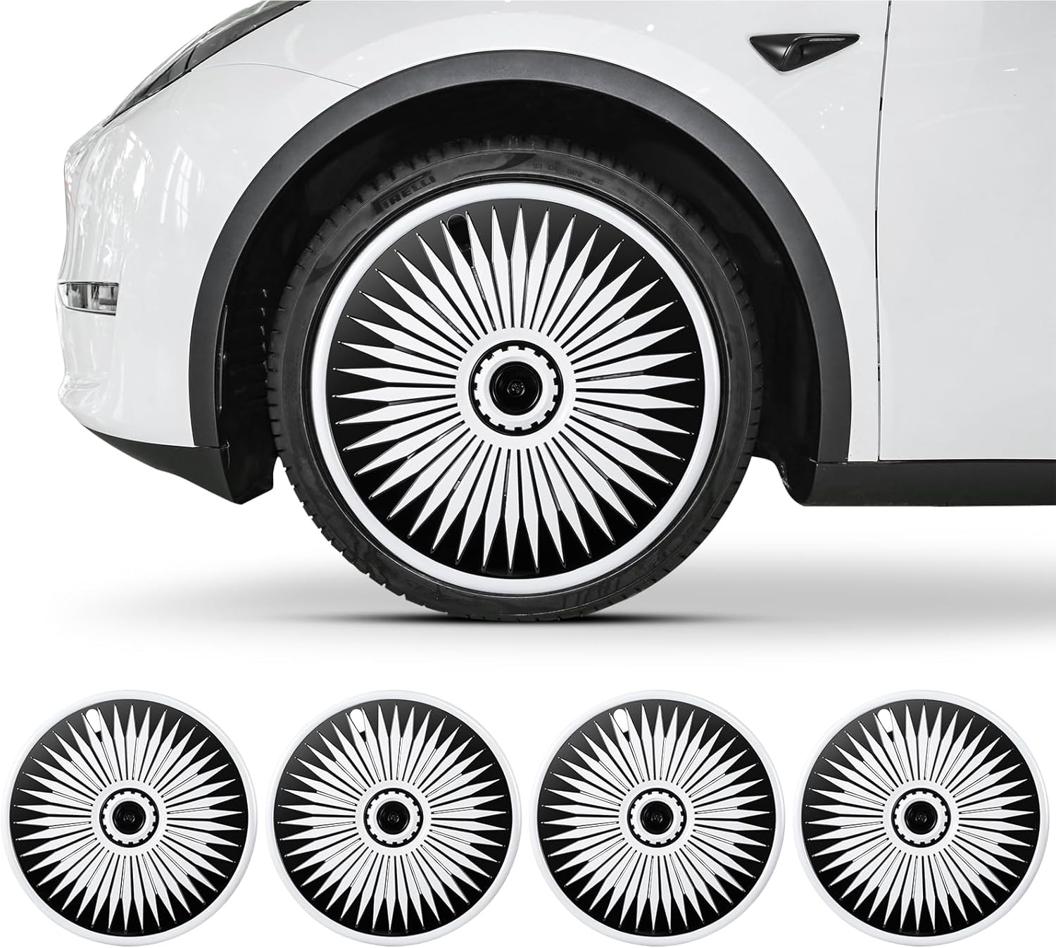 APTESL 19″ Wheel Cover Unlimited Style For Tesla Model Y (4PCS)