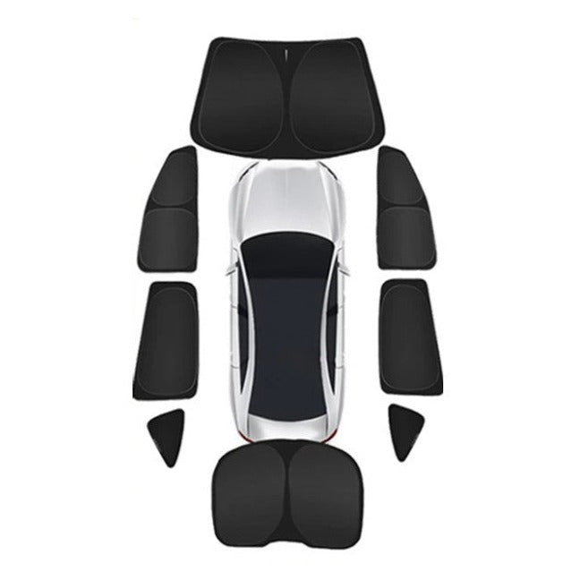 8pcs Set Window Sunshade Covers for Tesla Model S