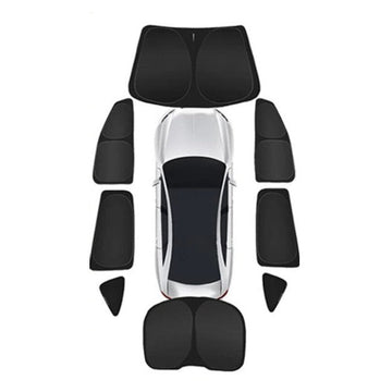 8pcs Set Window Sunshade Covers for Tesla Model S