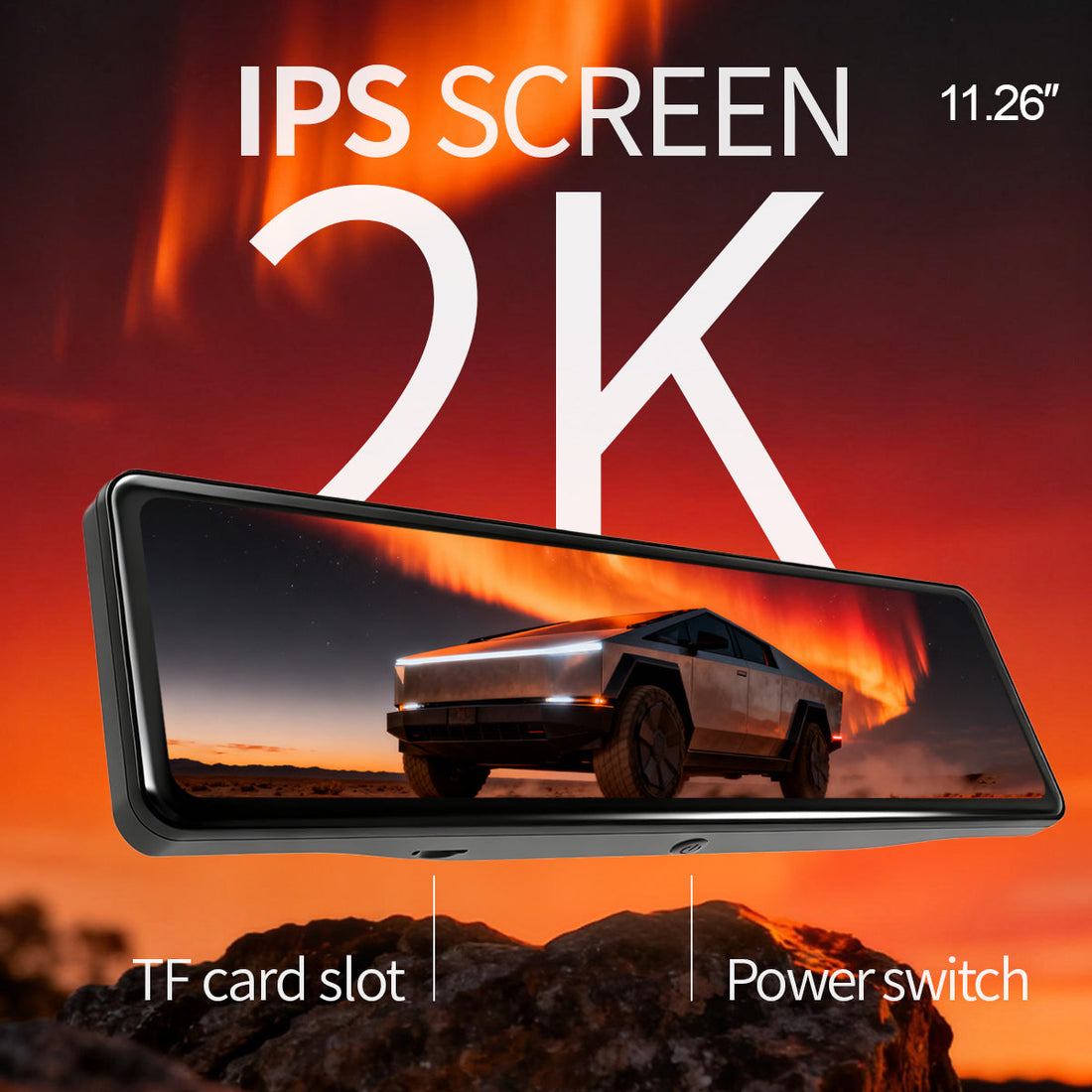 Cybertruck Streaming Rearview Mirror