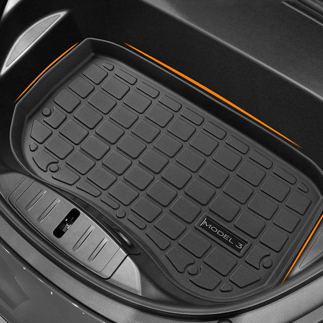 All Weather TPE Front Rear Trunk Mat for Tesla Model 3